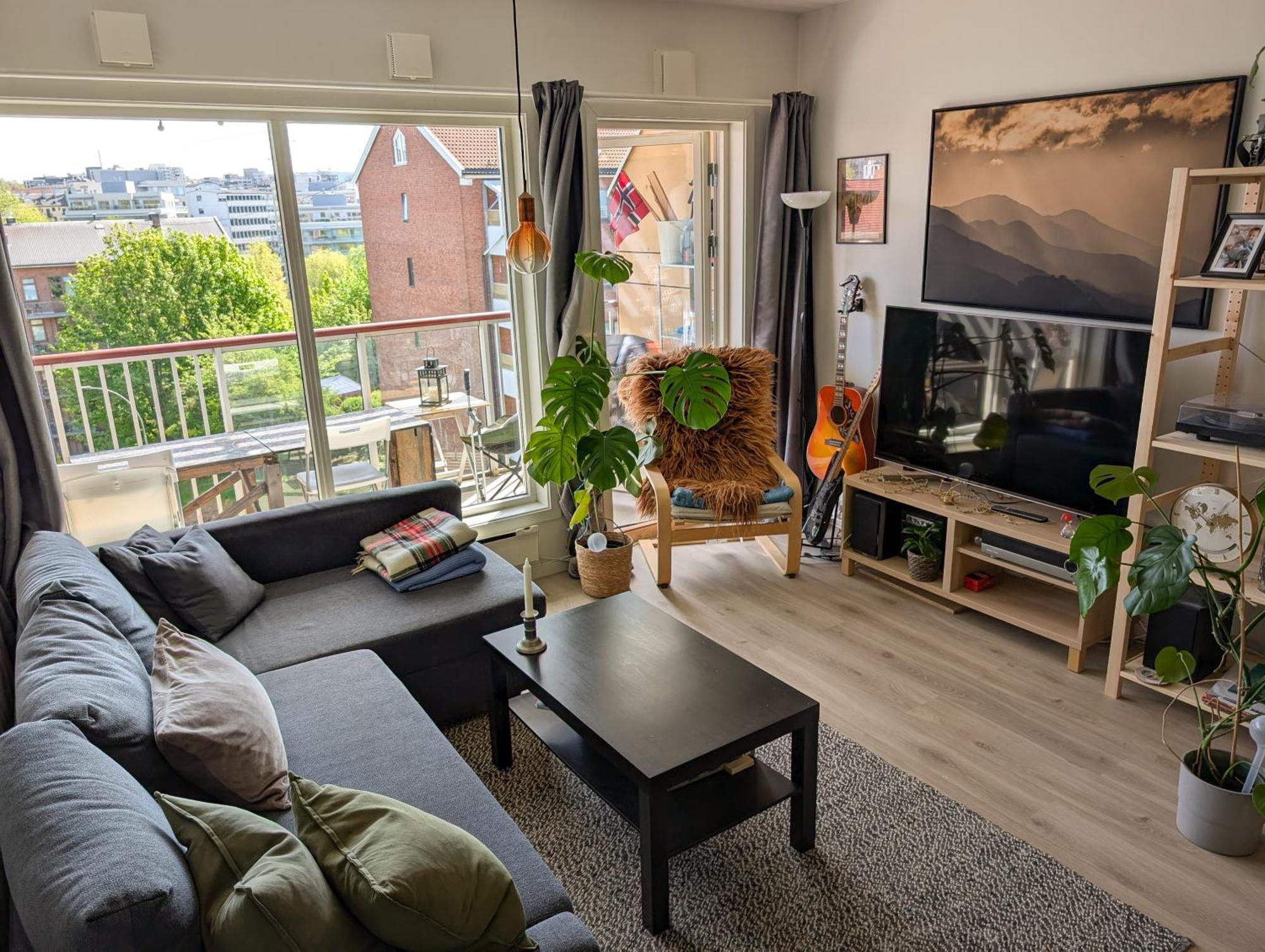 Spacious And Cozy Study Apartment With Balcony Осло Экстерьер фото